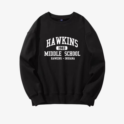 Hawkins Black Hoodie