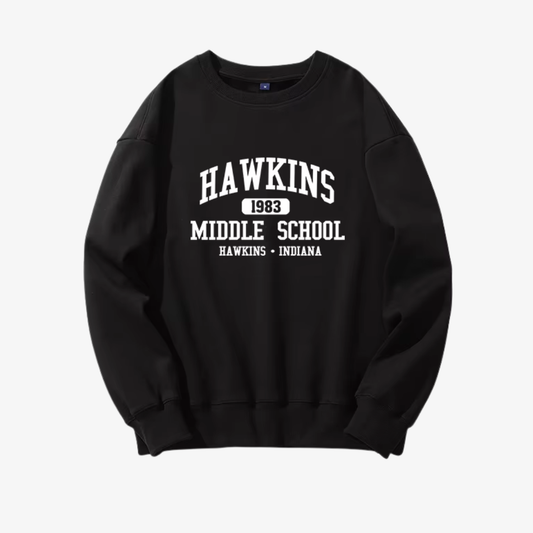 Hawkins Black Hoodie
