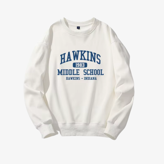 Hawkins White Hoodie