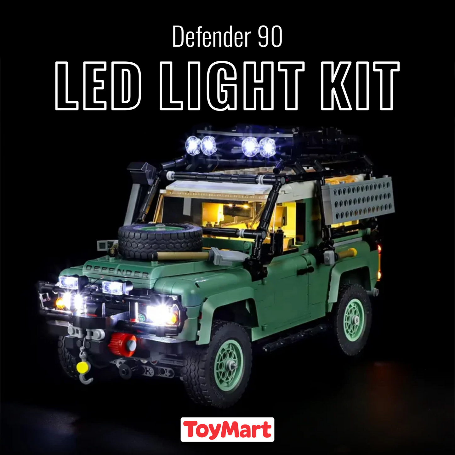 Defender 90 LED Light Kit