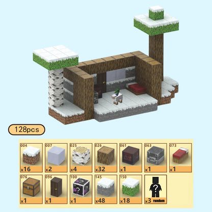 MineBlocks™ Snow Hut 128 pcs