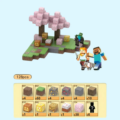 MineBlocks™ Sakura Tree 128 pcs